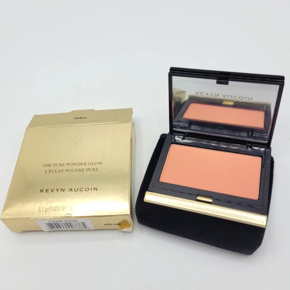 Kevyn Aucoin The Pure Powder Glow Satin Matte Blush Dolline (Apricot) 0.14oz